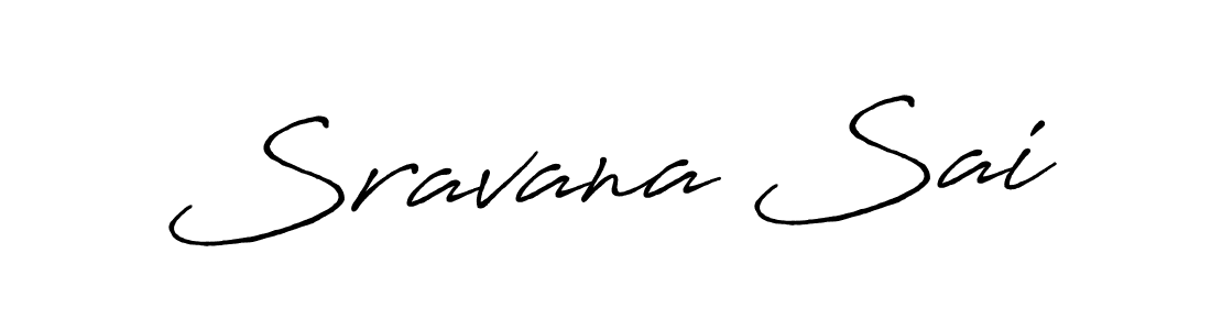 Antro_Vectra_Bolder is a professional signature style that is perfect for those who want to add a touch of class to their signature. It is also a great choice for those who want to make their signature more unique. Get Sravana Sai name to fancy signature for free. Sravana Sai signature style 7 images and pictures png