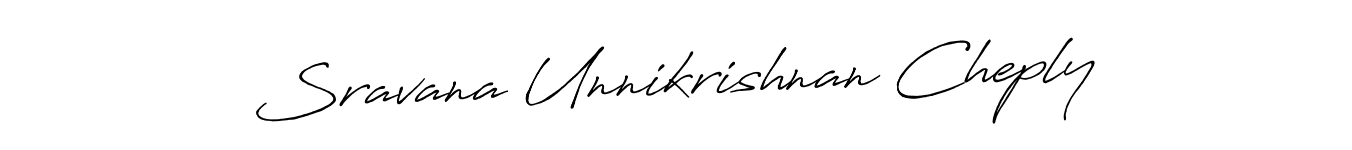 Similarly Antro_Vectra_Bolder is the best handwritten signature design. Signature creator online .You can use it as an online autograph creator for name Sravana Unnikrishnan Cheply. Sravana Unnikrishnan Cheply signature style 7 images and pictures png