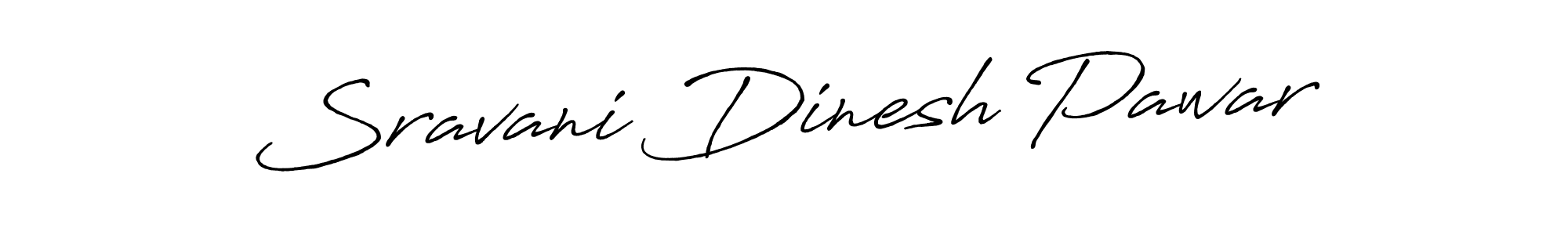 Create a beautiful signature design for name Sravani Dinesh Pawar. With this signature (Antro_Vectra_Bolder) fonts, you can make a handwritten signature for free. Sravani Dinesh Pawar signature style 7 images and pictures png