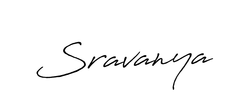 Sravanya stylish signature style. Best Handwritten Sign (Antro_Vectra_Bolder) for my name. Handwritten Signature Collection Ideas for my name Sravanya. Sravanya signature style 7 images and pictures png