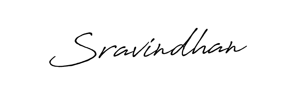 Make a beautiful signature design for name Sravindhan. With this signature (Antro_Vectra_Bolder) style, you can create a handwritten signature for free. Sravindhan signature style 7 images and pictures png