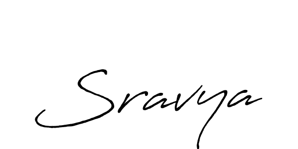 Sravya stylish signature style. Best Handwritten Sign (Antro_Vectra_Bolder) for my name. Handwritten Signature Collection Ideas for my name Sravya. Sravya signature style 7 images and pictures png