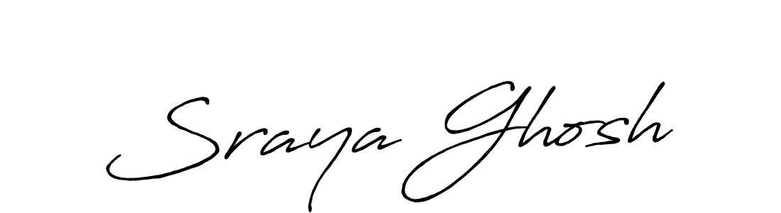 Design your own signature with our free online signature maker. With this signature software, you can create a handwritten (Antro_Vectra_Bolder) signature for name Sraya Ghosh. Sraya Ghosh signature style 7 images and pictures png