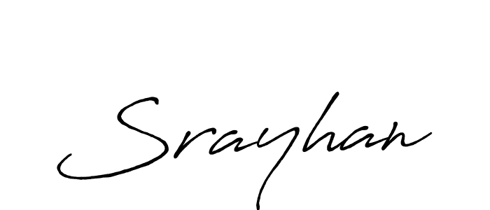 if you are searching for the best signature style for your name Srayhan. so please give up your signature search. here we have designed multiple signature styles  using Antro_Vectra_Bolder. Srayhan signature style 7 images and pictures png