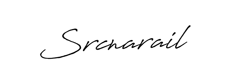 Make a beautiful signature design for name Srcnarail. With this signature (Antro_Vectra_Bolder) style, you can create a handwritten signature for free. Srcnarail signature style 7 images and pictures png