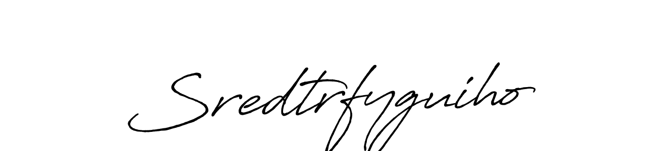 Make a beautiful signature design for name Sredtrfyguiho. With this signature (Antro_Vectra_Bolder) style, you can create a handwritten signature for free. Sredtrfyguiho signature style 7 images and pictures png