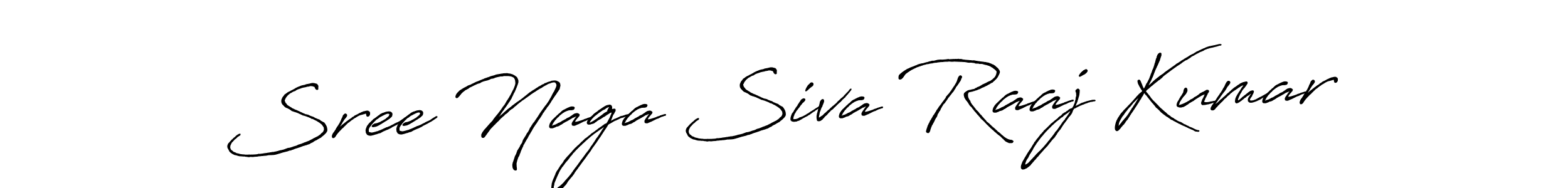 Antro_Vectra_Bolder is a professional signature style that is perfect for those who want to add a touch of class to their signature. It is also a great choice for those who want to make their signature more unique. Get Sree Naga Siva Raaj Kumar name to fancy signature for free. Sree Naga Siva Raaj Kumar signature style 7 images and pictures png