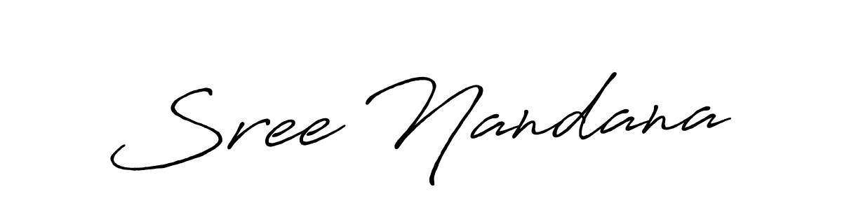 Also You can easily find your signature by using the search form. We will create Sree Nandana name handwritten signature images for you free of cost using Antro_Vectra_Bolder sign style. Sree Nandana signature style 7 images and pictures png