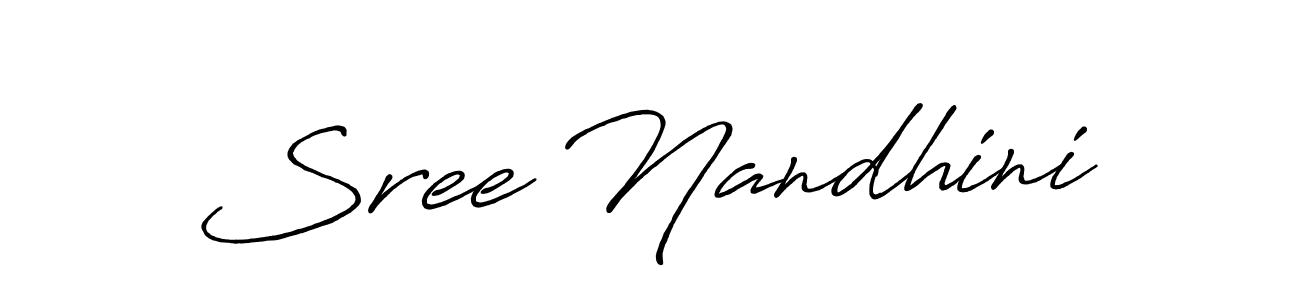 Sree Nandhini stylish signature style. Best Handwritten Sign (Antro_Vectra_Bolder) for my name. Handwritten Signature Collection Ideas for my name Sree Nandhini. Sree Nandhini signature style 7 images and pictures png