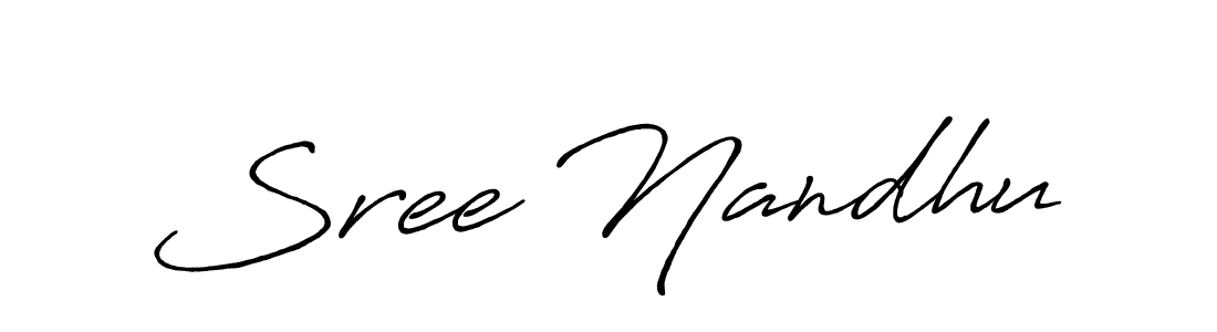 Make a beautiful signature design for name Sree Nandhu. Use this online signature maker to create a handwritten signature for free. Sree Nandhu signature style 7 images and pictures png