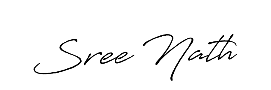 Use a signature maker to create a handwritten signature online. With this signature software, you can design (Antro_Vectra_Bolder) your own signature for name Sree Nath. Sree Nath signature style 7 images and pictures png