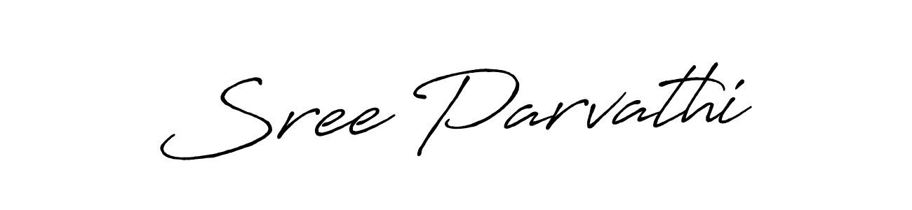 It looks lik you need a new signature style for name Sree Parvathi. Design unique handwritten (Antro_Vectra_Bolder) signature with our free signature maker in just a few clicks. Sree Parvathi signature style 7 images and pictures png