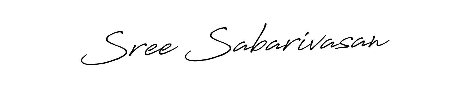 Design your own signature with our free online signature maker. With this signature software, you can create a handwritten (Antro_Vectra_Bolder) signature for name Sree Sabarivasan. Sree Sabarivasan signature style 7 images and pictures png