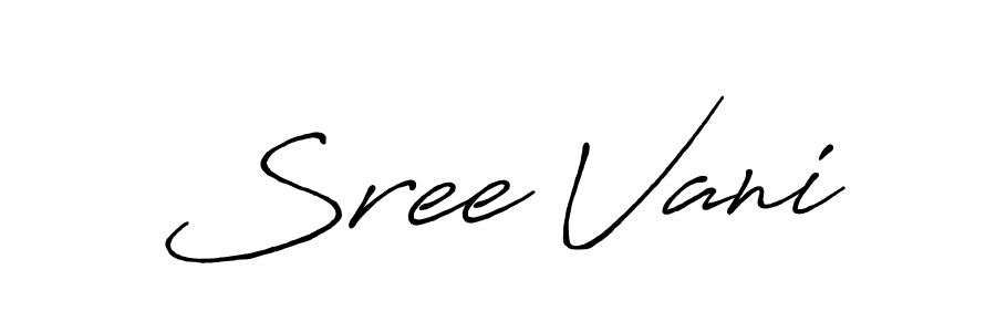 Once you've used our free online signature maker to create your best signature Antro_Vectra_Bolder style, it's time to enjoy all of the benefits that Sree Vani name signing documents. Sree Vani signature style 7 images and pictures png