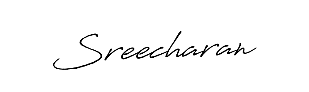 Sreecharan stylish signature style. Best Handwritten Sign (Antro_Vectra_Bolder) for my name. Handwritten Signature Collection Ideas for my name Sreecharan. Sreecharan signature style 7 images and pictures png