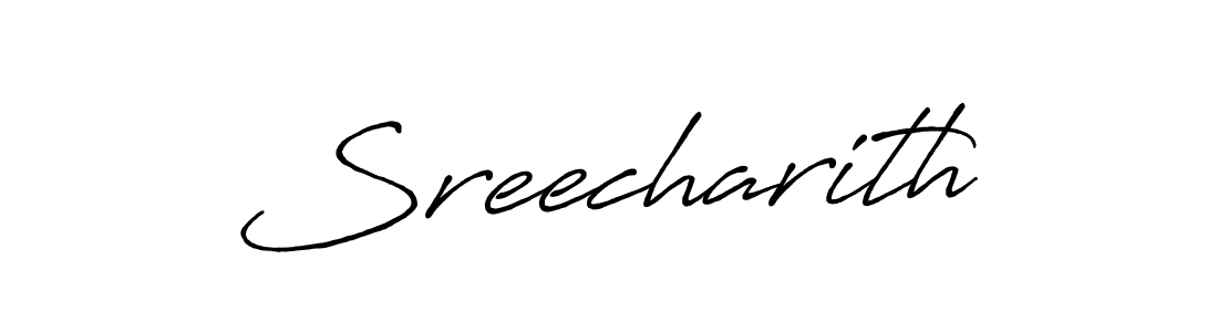 Sreecharith stylish signature style. Best Handwritten Sign (Antro_Vectra_Bolder) for my name. Handwritten Signature Collection Ideas for my name Sreecharith. Sreecharith signature style 7 images and pictures png