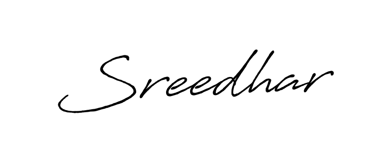Also we have Sreedhar name is the best signature style. Create professional handwritten signature collection using Antro_Vectra_Bolder autograph style. Sreedhar signature style 7 images and pictures png