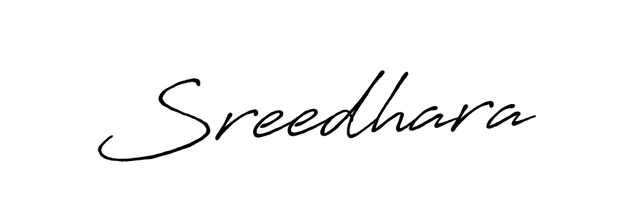 Create a beautiful signature design for name Sreedhara. With this signature (Antro_Vectra_Bolder) fonts, you can make a handwritten signature for free. Sreedhara signature style 7 images and pictures png