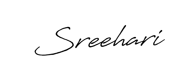 Design your own signature with our free online signature maker. With this signature software, you can create a handwritten (Antro_Vectra_Bolder) signature for name Sreehari. Sreehari signature style 7 images and pictures png