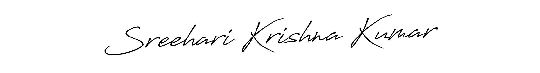 Once you've used our free online signature maker to create your best signature Antro_Vectra_Bolder style, it's time to enjoy all of the benefits that Sreehari Krishna Kumar name signing documents. Sreehari Krishna Kumar signature style 7 images and pictures png