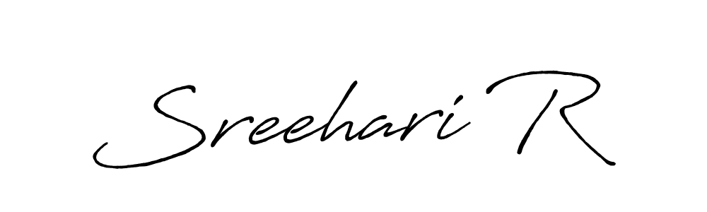 You should practise on your own different ways (Antro_Vectra_Bolder) to write your name (Sreehari R) in signature. don't let someone else do it for you. Sreehari R signature style 7 images and pictures png