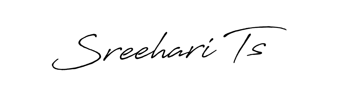 How to make Sreehari Ts signature? Antro_Vectra_Bolder is a professional autograph style. Create handwritten signature for Sreehari Ts name. Sreehari Ts signature style 7 images and pictures png