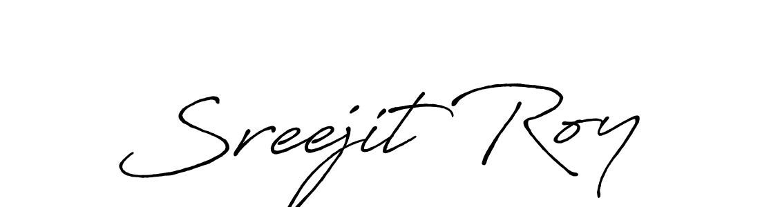 Use a signature maker to create a handwritten signature online. With this signature software, you can design (Antro_Vectra_Bolder) your own signature for name Sreejit Roy. Sreejit Roy signature style 7 images and pictures png