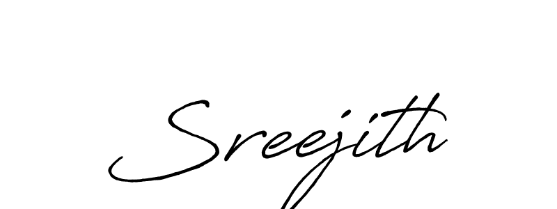It looks lik you need a new signature style for name Sreejith. Design unique handwritten (Antro_Vectra_Bolder) signature with our free signature maker in just a few clicks. Sreejith signature style 7 images and pictures png