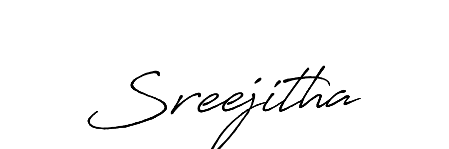 The best way (Antro_Vectra_Bolder) to make a short signature is to pick only two or three words in your name. The name Sreejitha include a total of six letters. For converting this name. Sreejitha signature style 7 images and pictures png