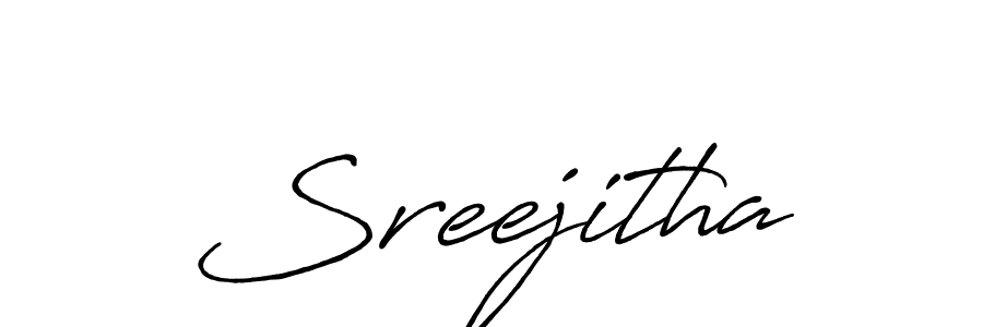 The best way (Antro_Vectra_Bolder) to make a short signature is to pick only two or three words in your name. The name Sreejitha include a total of six letters. For converting this name. Sreejitha signature style 7 images and pictures png