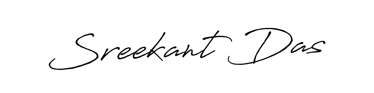 Design your own signature with our free online signature maker. With this signature software, you can create a handwritten (Antro_Vectra_Bolder) signature for name Sreekant Das. Sreekant Das signature style 7 images and pictures png