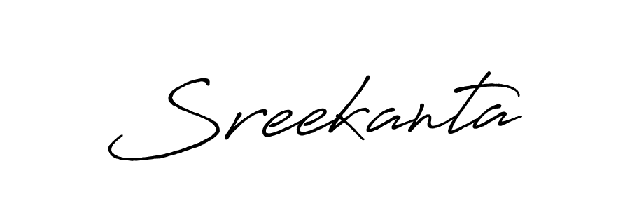 Use a signature maker to create a handwritten signature online. With this signature software, you can design (Antro_Vectra_Bolder) your own signature for name Sreekanta. Sreekanta signature style 7 images and pictures png