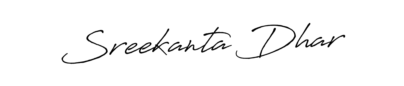 How to make Sreekanta Dhar signature? Antro_Vectra_Bolder is a professional autograph style. Create handwritten signature for Sreekanta Dhar name. Sreekanta Dhar signature style 7 images and pictures png