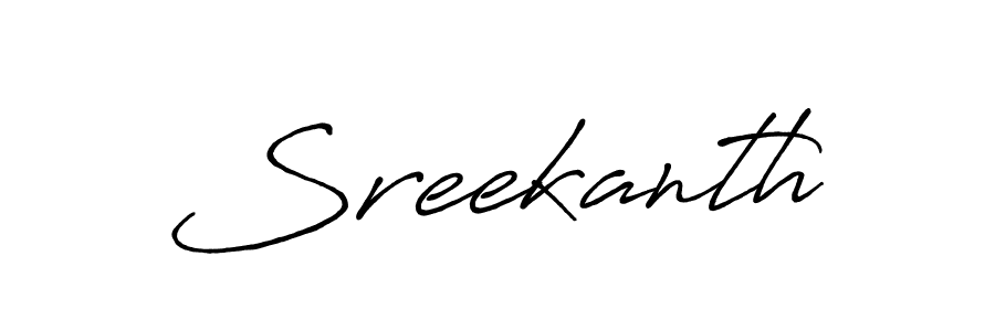 Sreekanth stylish signature style. Best Handwritten Sign (Antro_Vectra_Bolder) for my name. Handwritten Signature Collection Ideas for my name Sreekanth. Sreekanth signature style 7 images and pictures png