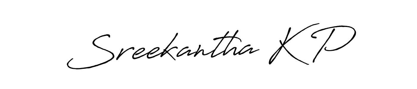How to Draw Sreekantha K P signature style? Antro_Vectra_Bolder is a latest design signature styles for name Sreekantha K P. Sreekantha K P signature style 7 images and pictures png