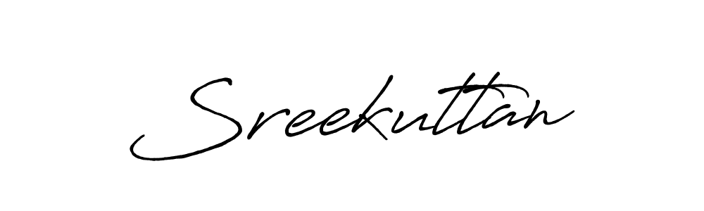Design your own signature with our free online signature maker. With this signature software, you can create a handwritten (Antro_Vectra_Bolder) signature for name Sreekuttan. Sreekuttan signature style 7 images and pictures png