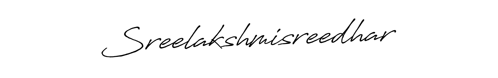 Design your own signature with our free online signature maker. With this signature software, you can create a handwritten (Antro_Vectra_Bolder) signature for name Sreelakshmisreedhar. Sreelakshmisreedhar signature style 7 images and pictures png