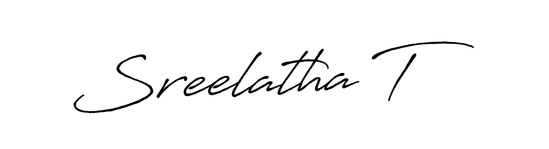 Here are the top 10 professional signature styles for the name Sreelatha T. These are the best autograph styles you can use for your name. Sreelatha T signature style 7 images and pictures png