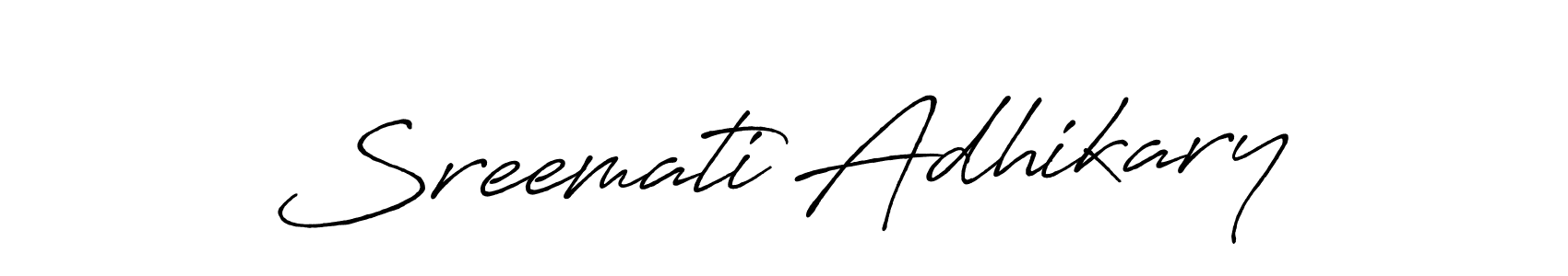 This is the best signature style for the Sreemati Adhikary name. Also you like these signature font (Antro_Vectra_Bolder). Mix name signature. Sreemati Adhikary signature style 7 images and pictures png