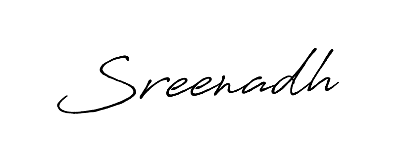 Design your own signature with our free online signature maker. With this signature software, you can create a handwritten (Antro_Vectra_Bolder) signature for name Sreenadh. Sreenadh signature style 7 images and pictures png