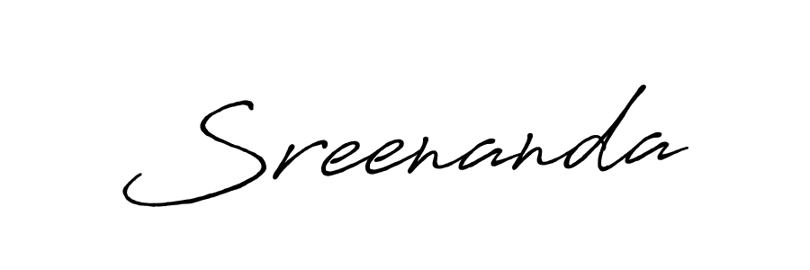 Make a beautiful signature design for name Sreenanda. Use this online signature maker to create a handwritten signature for free. Sreenanda signature style 7 images and pictures png