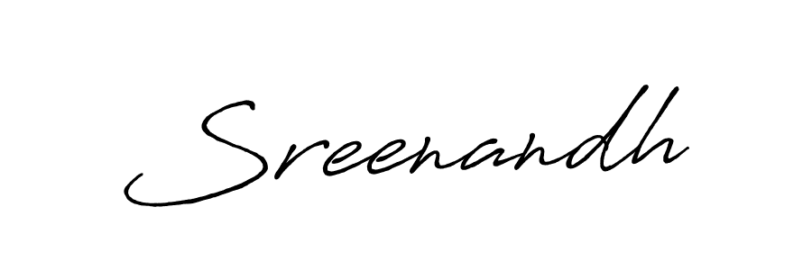 You should practise on your own different ways (Antro_Vectra_Bolder) to write your name (Sreenandh) in signature. don't let someone else do it for you. Sreenandh signature style 7 images and pictures png