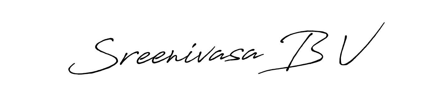 Best and Professional Signature Style for Sreenivasa B V. Antro_Vectra_Bolder Best Signature Style Collection. Sreenivasa B V signature style 7 images and pictures png