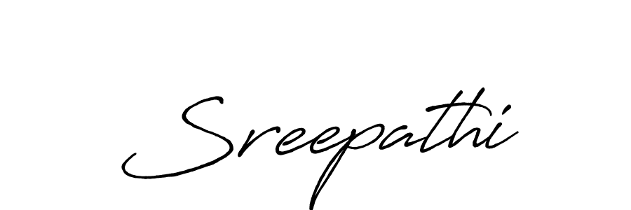 Make a beautiful signature design for name Sreepathi. Use this online signature maker to create a handwritten signature for free. Sreepathi signature style 7 images and pictures png