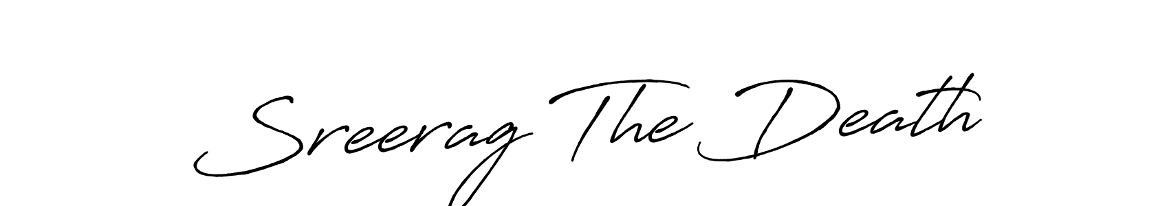 Design your own signature with our free online signature maker. With this signature software, you can create a handwritten (Antro_Vectra_Bolder) signature for name Sreerag The Death. Sreerag The Death signature style 7 images and pictures png