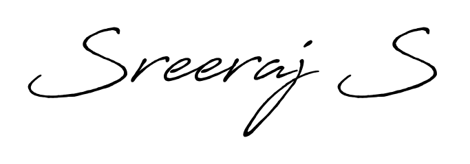 A dynamic signature style for Sreeraj S using Antro_Vectra_Bolder script. Designed to look authentic, handwritten, and professional. Sreeraj S signature style 7 images and pictures png