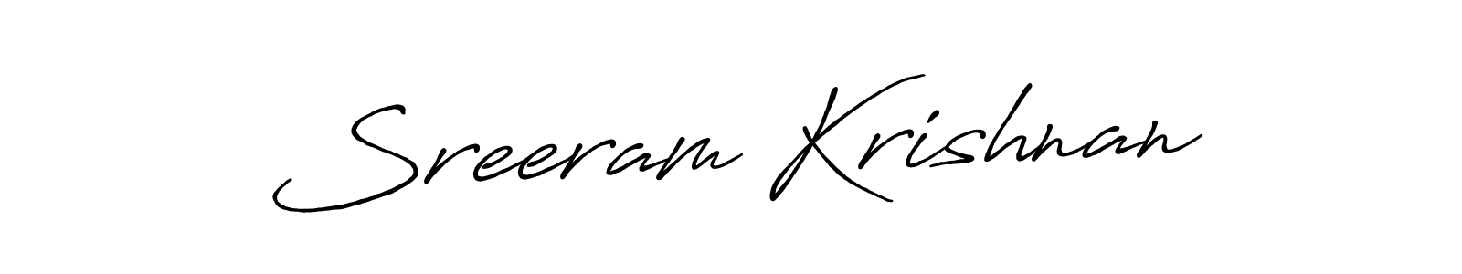Once you've used our free online signature maker to create your best signature Antro_Vectra_Bolder style, it's time to enjoy all of the benefits that Sreeram Krishnan name signing documents. Sreeram Krishnan signature style 7 images and pictures png