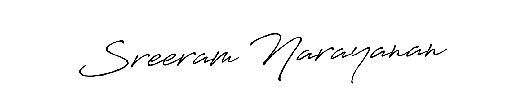 if you are searching for the best signature style for your name Sreeram Narayanan. so please give up your signature search. here we have designed multiple signature styles  using Antro_Vectra_Bolder. Sreeram Narayanan signature style 7 images and pictures png