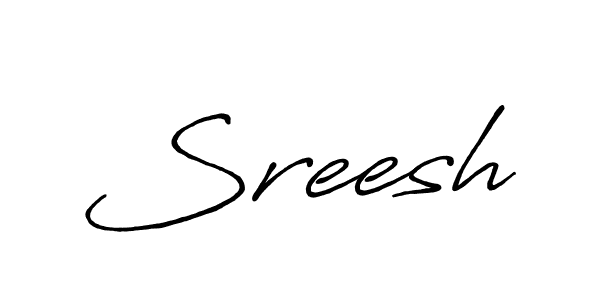 Make a beautiful signature design for name Sreesh. Use this online signature maker to create a handwritten signature for free. Sreesh signature style 7 images and pictures png