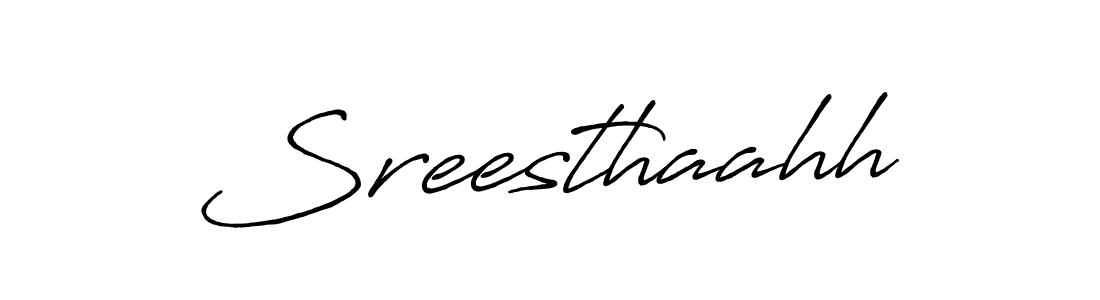 How to Draw Sreesthaahh signature style? Antro_Vectra_Bolder is a latest design signature styles for name Sreesthaahh. Sreesthaahh signature style 7 images and pictures png